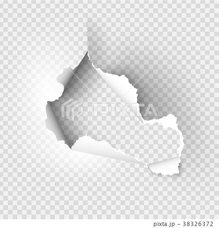 ragged Hole torn in ripped paper 38326372