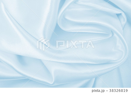Smooth elegant blue silk or satin luxury cloth 38326819