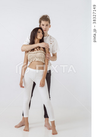 Interracial romantic couple in love Interracial romantic couple in love 38327149