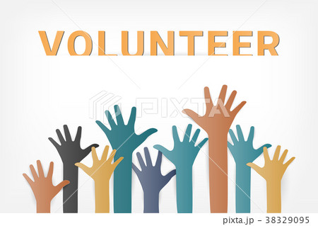 volunteering vector concept.  38329095