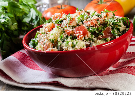 Tabbouleh salad with couscous Tabbouleh salad with couscous 38329222