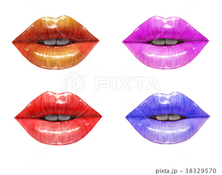 Colorful lips set Colorful lips set 38329570