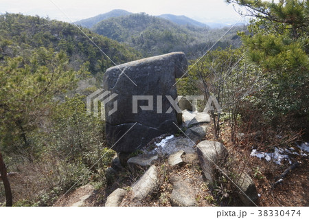 鬼ノ城　鍵岩 38330474