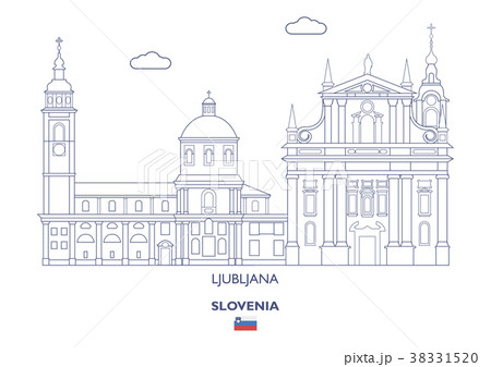 Ljubljana City Skyline, Slovenia 38331520