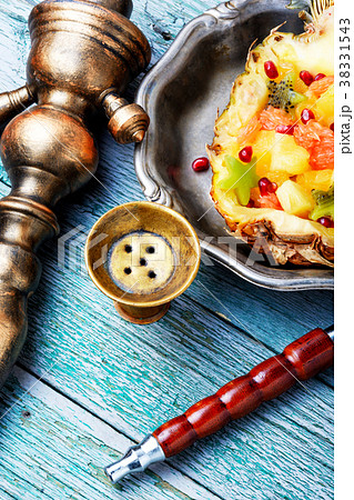 oriental shisha with pineapple oriental shisha with pineapple 38331543