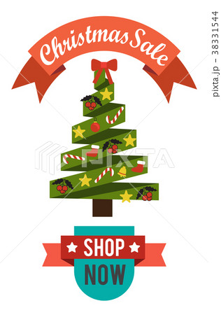 Christmas Sale Price Off New Year Decorated Tree Christmas Sale Price Off New Year Decorated Tree 38331544