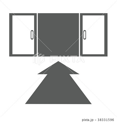 ドア 入口 出口 イラスト アイコンのイラスト素材 38331596 Pixta