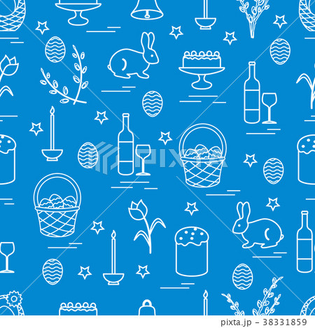 Cute seamless pattern with different symbols for Cute seamless pattern with different symbols for 38331859