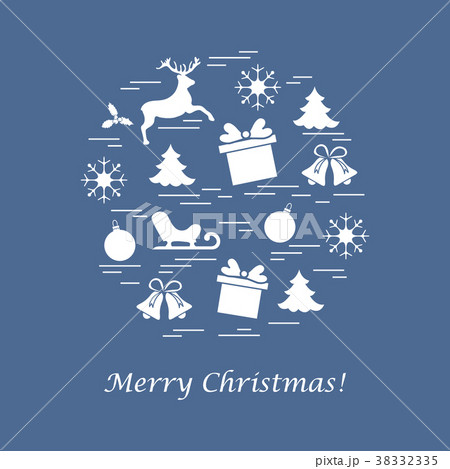 different new year and christmas symbols different new year and christmas symbols 38332335