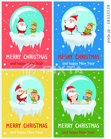 Merry Christmas Activities Vector Illustration Merry Christmas Activities Vector Illustration 38333539