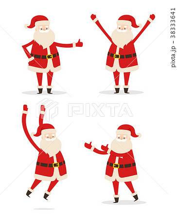 Happy Smiling Santa Claus Vector Illustration Happy Smiling Santa Claus Vector Illustration 38333641