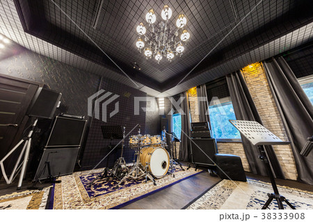 professional music recording studio with musical professional music recording studio with musical 38333908