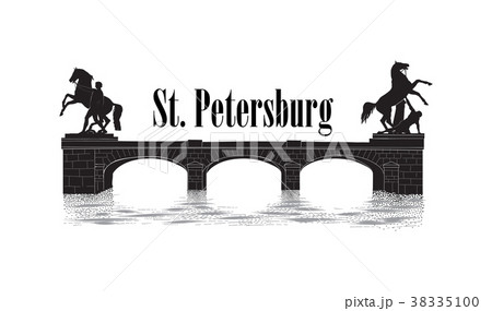 St. Petersburg city Russia Anichov bridge landmark 38335100