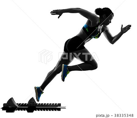 african runner running sprinter sprinting woman african runner running sprinter sprinting woman 38335348