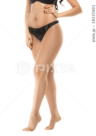 Portrait of beautiful fat woman in lingerie or Portrait of beautiful fat woman in lingerie or 38335601