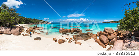 Anse Lazio beach, Praslin island, Seychelles 38335912