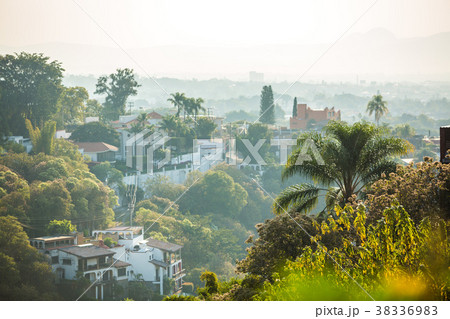 Beautiful Cuernavaca city landscape with houses Beautiful Cuernavaca city landscape with houses 38336983