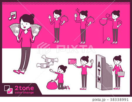 2tone type Bun hair pants style mom_set 11 2tone type Bun hair pants style mom_set 11 38338991