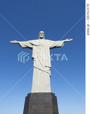 リオデジャネイロ コルコバードのキリスト像の写真素材