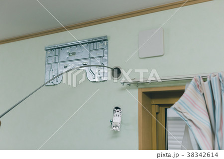 installation of an air conditioner installation of an air conditioner 38342614