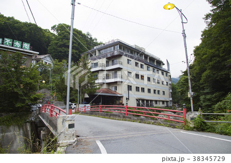 増富ラジウム温泉 温泉街の風景 増富ラジウム温泉 温泉街の風景 38345729