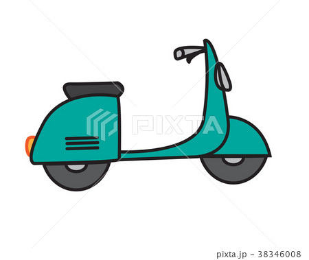scooter bike motorbike vector cartoon symbol sign scooter bike motorbike vector cartoon symbol sign 38346008