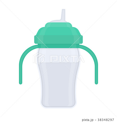 Baby sippy cup isolated on white 38348297