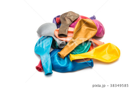 colored balloons isolated 38349585