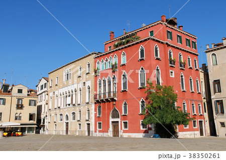 Old buildings on Sant Anzolo square.Venice, Italy 38350261