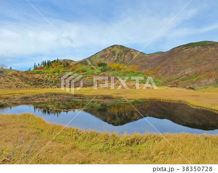 火打山　逆さ火打山 38350728