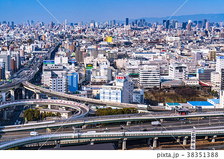 《大阪府》交通イメージ・東大阪ジャンクション 《大阪府》交通イメージ・東大阪ジャンクション 38351388