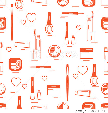 Cute pattern of  various elements of decorative 38351634