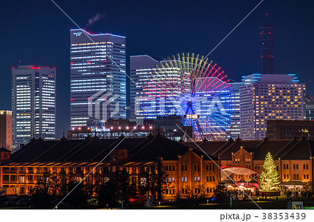 《神奈川県》横浜・みなとみらいの夜景 《神奈川県》横浜・みなとみらいの夜景 38353439