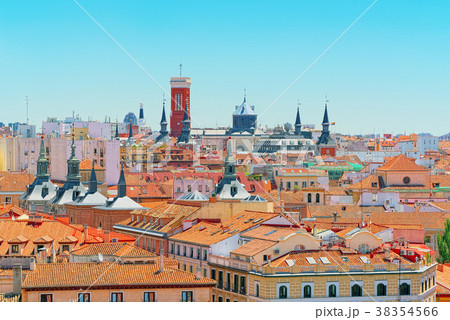 View of the capital of Spain-beautiful city Madrid 38354566