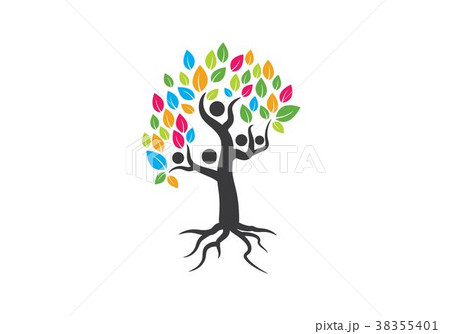 family tree symbol icon logo design 38355401