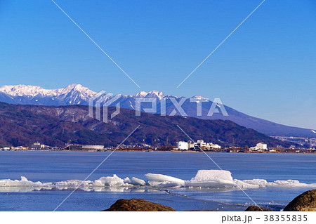 御神渡り２　諏訪湖 38355835