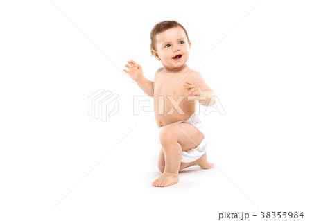baby in diaper 38355984