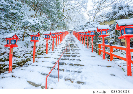 冬の京都 貴船神社 冬の京都 貴船神社 38356338