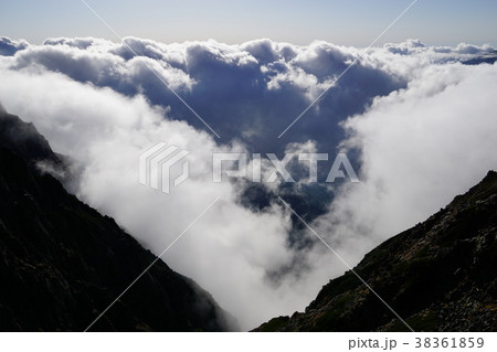 北アルプスの雲海 北アルプスの雲海 38361859
