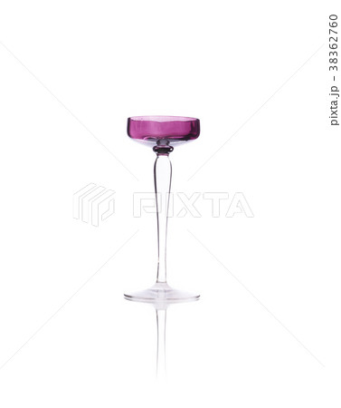 Antique glass chalice isolated on white background Antique glass chalice isolated on white background 38362760