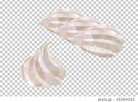 2 whipped cream illustrations set 38364203