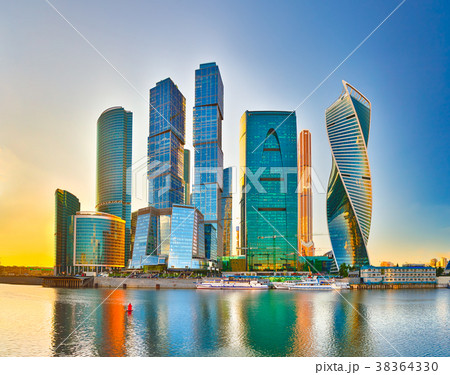Moscow City skyline. 38364330
