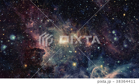 Shiny stars and galaxy space. Elements of this Shiny stars and galaxy space. Elements of this 38364411