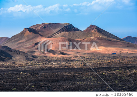 Volcanic landscape at Timanfaya National Park Volcanic landscape at Timanfaya National Park 38365460