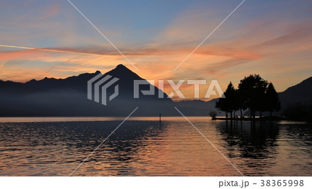 Mount Niesen at sunset.  38365998