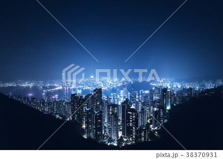 Hong kong from the Victoria peak 38370931
