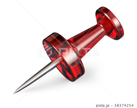 Red push pin.3D Red push pin.3D 38374254