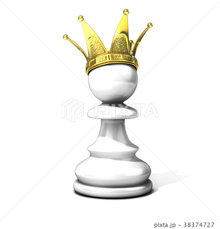 Vector Chess Pawn With Golden Crown And Defeated King Royalty Free SVG,  Cliparts, Vetores, e Ilustrações Stock. Image 12927981.