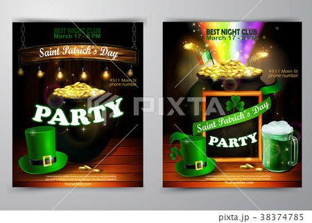 St. Patrick s Day poster. Vector illustration 38374785