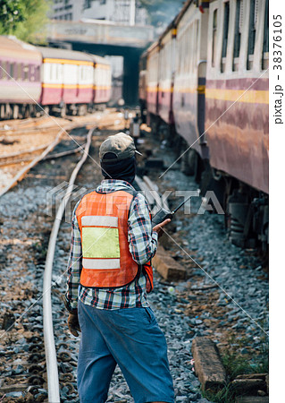Thai railway train Thai railway train 38376105